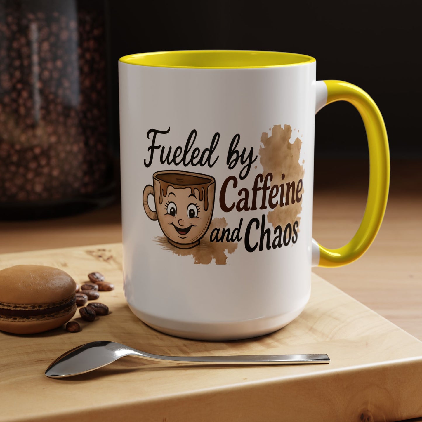 Coffee Mug - Fueled by Caffeine and Chaos
