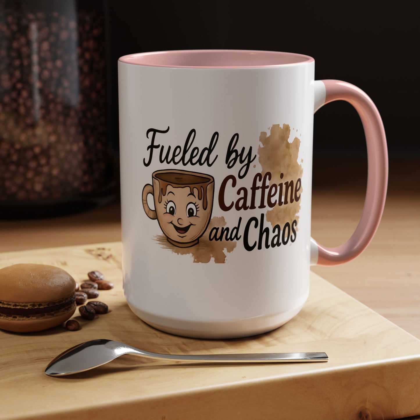 Coffee Mug - Fueled by Caffeine and Chaos