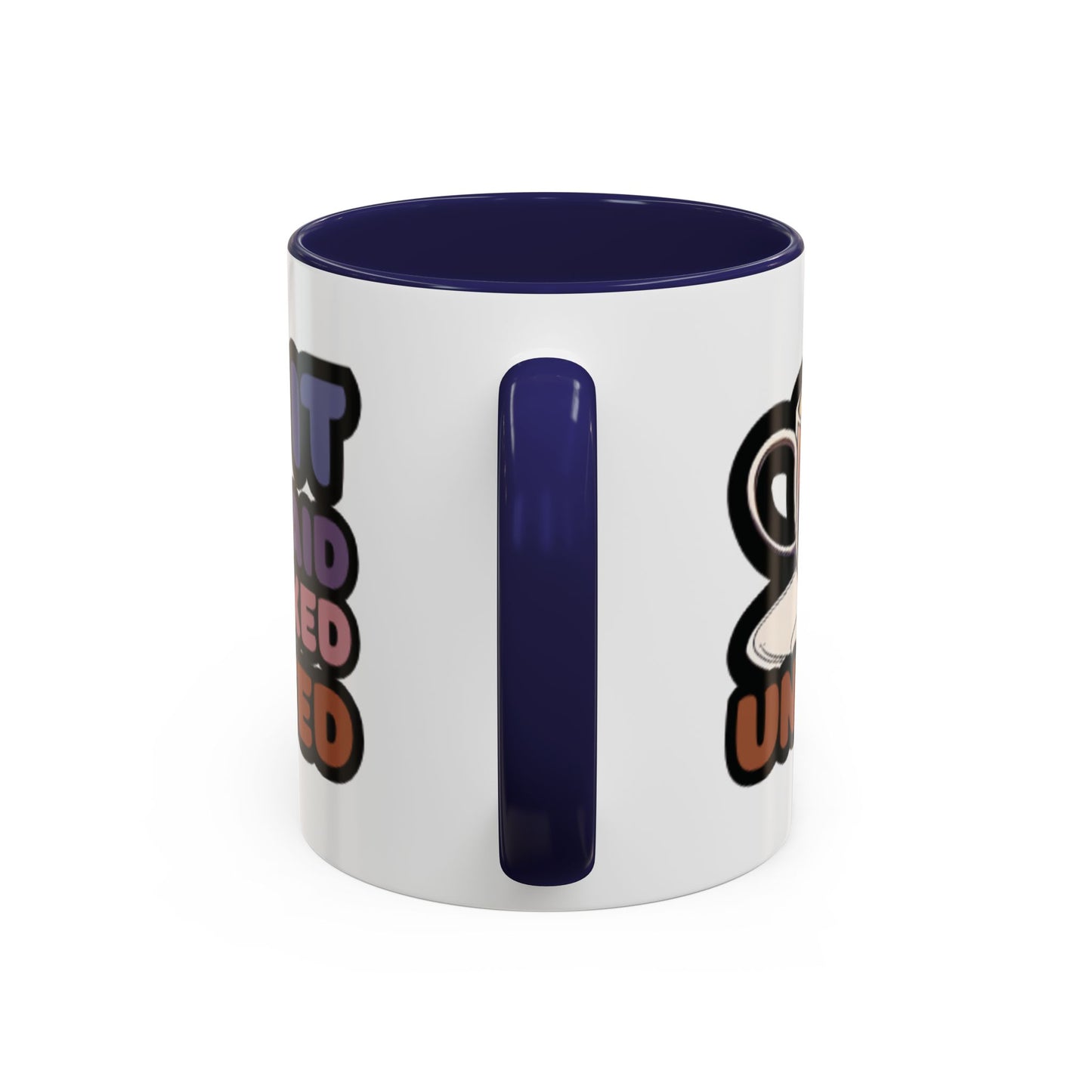 Coffee Mug - "Over It, Under Paid, Over Worked, Under Caffeinated" Accent Mug