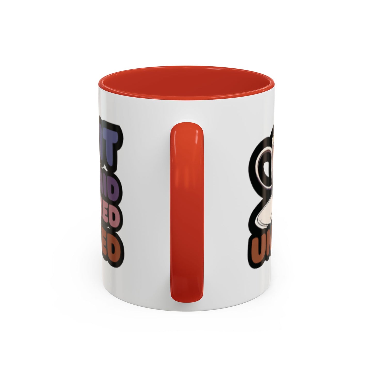 Coffee Mug - "Over It, Under Paid, Over Worked, Under Caffeinated" Accent Mug