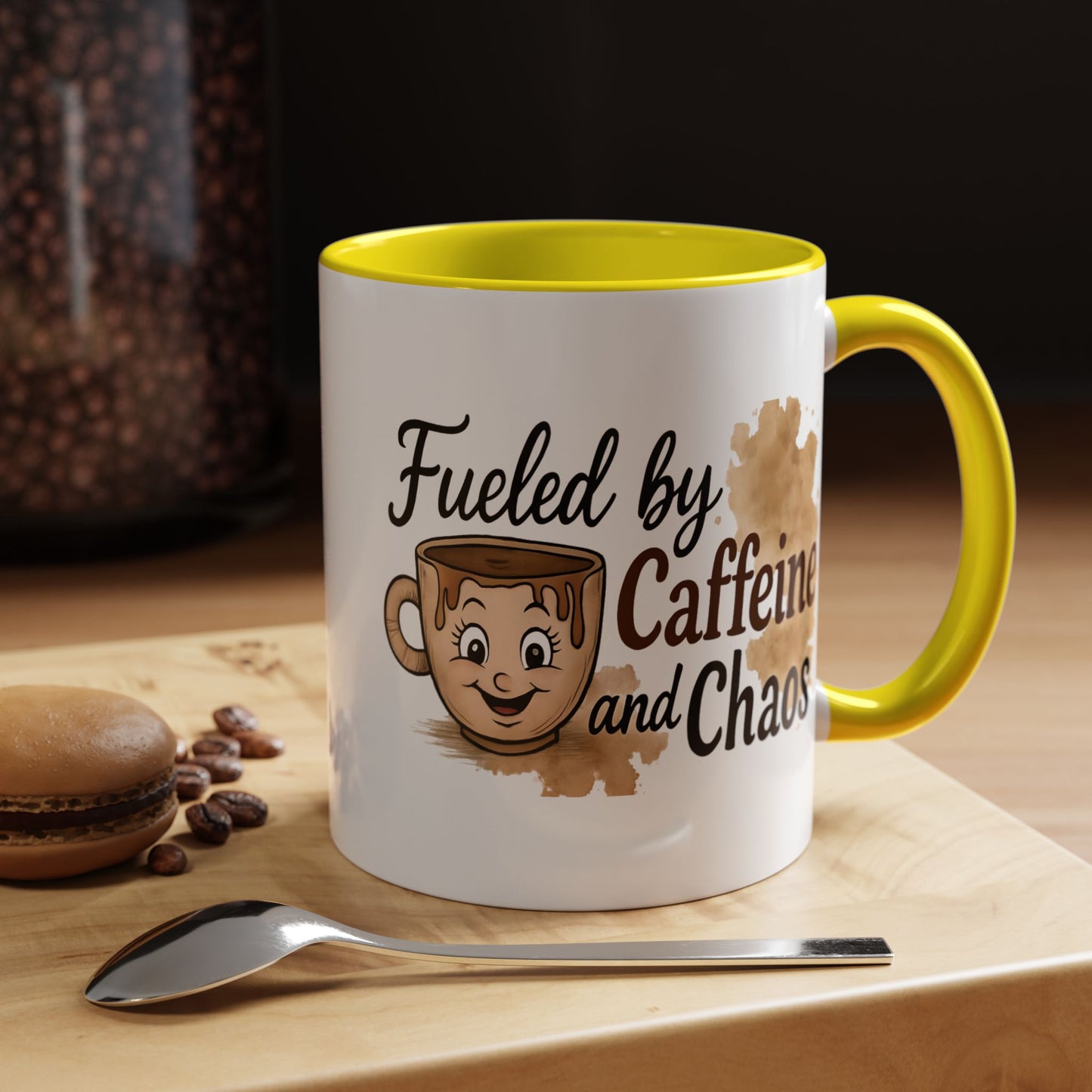 Coffee Mug - Fueled by Caffeine and Chaos