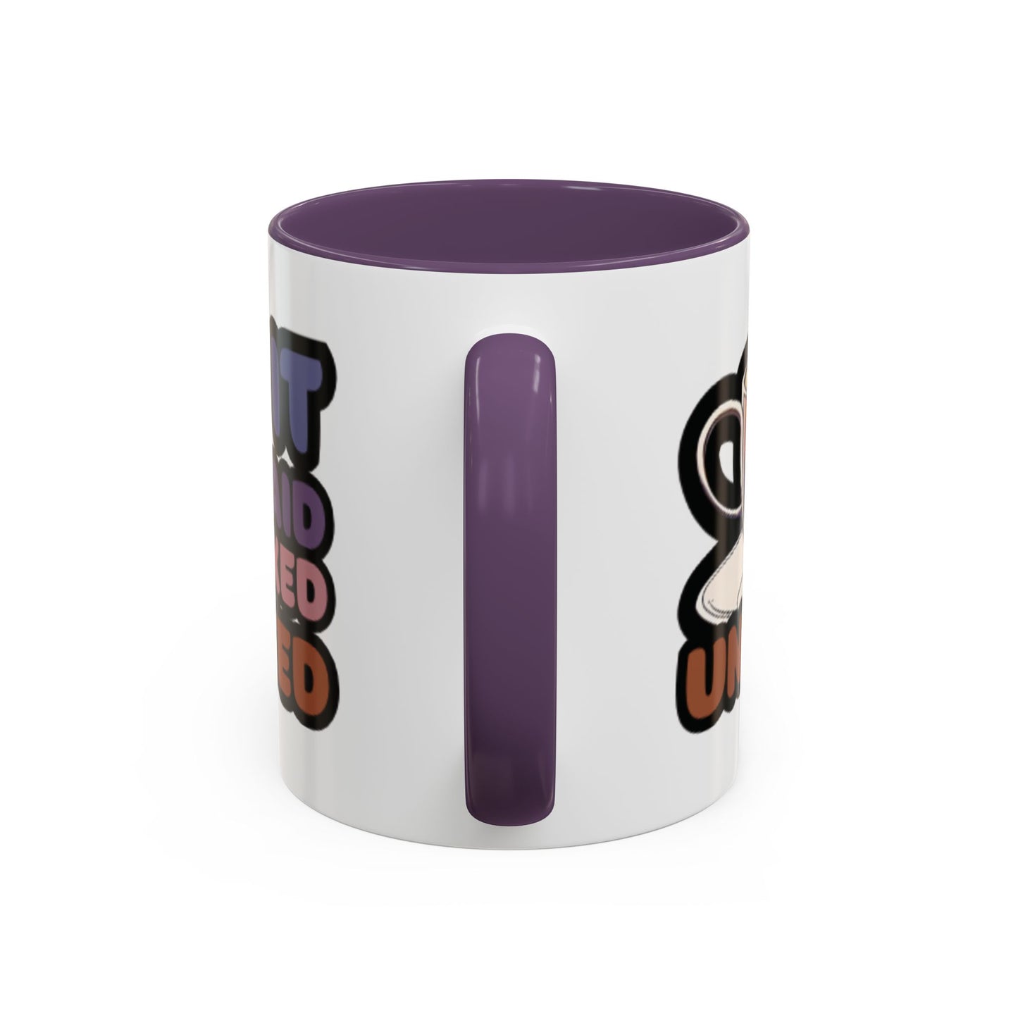 Coffee Mug - "Over It, Under Paid, Over Worked, Under Caffeinated" Accent Mug