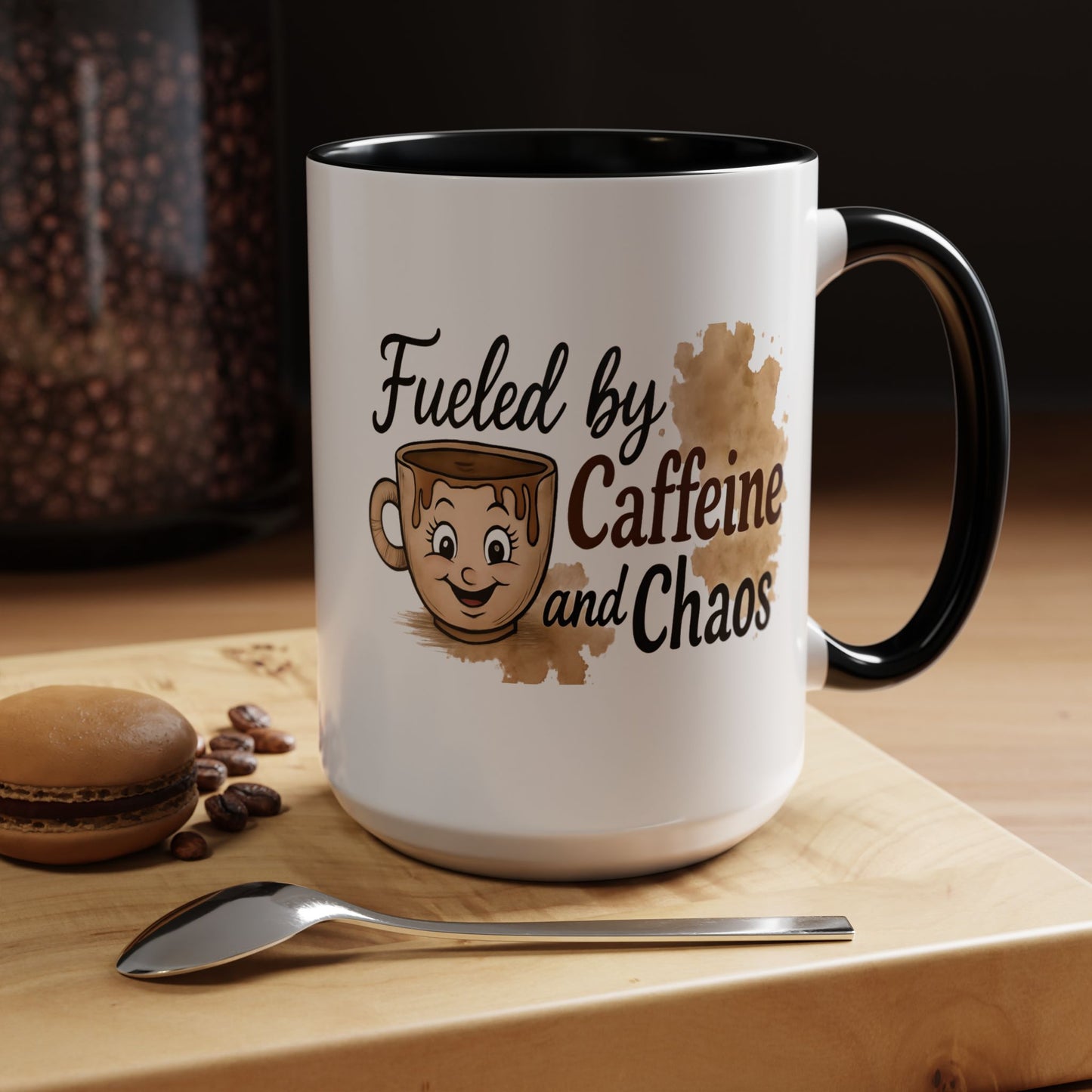 Coffee Mug - Fueled by Caffeine and Chaos