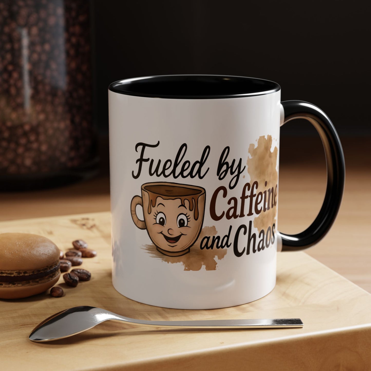 Coffee Mug - Fueled by Caffeine and Chaos