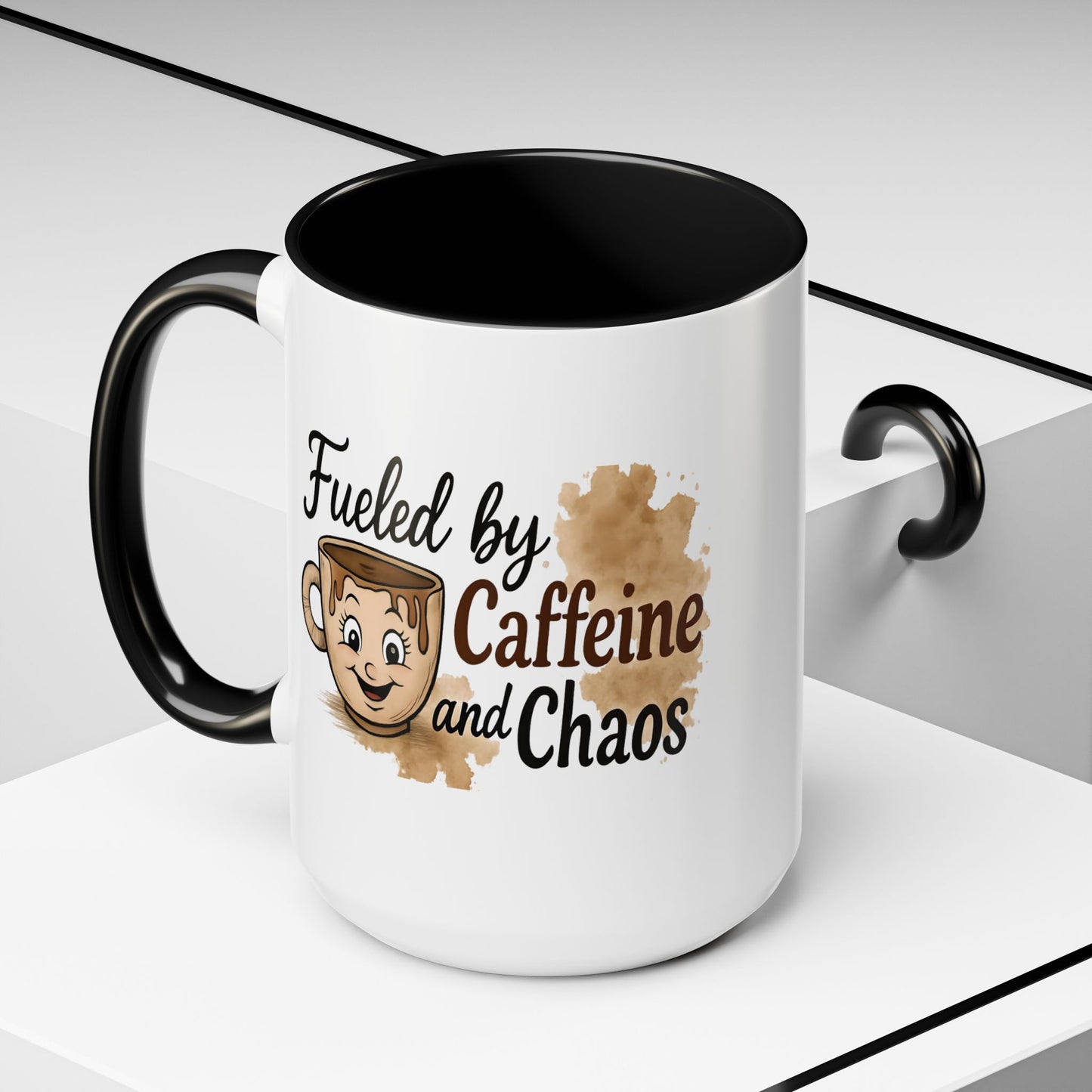 Coffee Mug - Fueled by Caffeine and Chaos