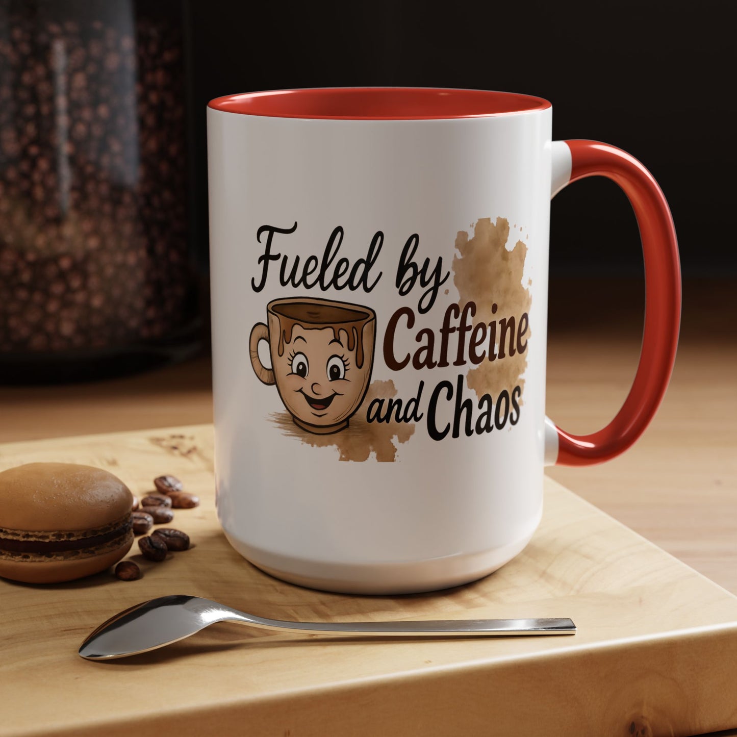 Coffee Mug - Fueled by Caffeine and Chaos