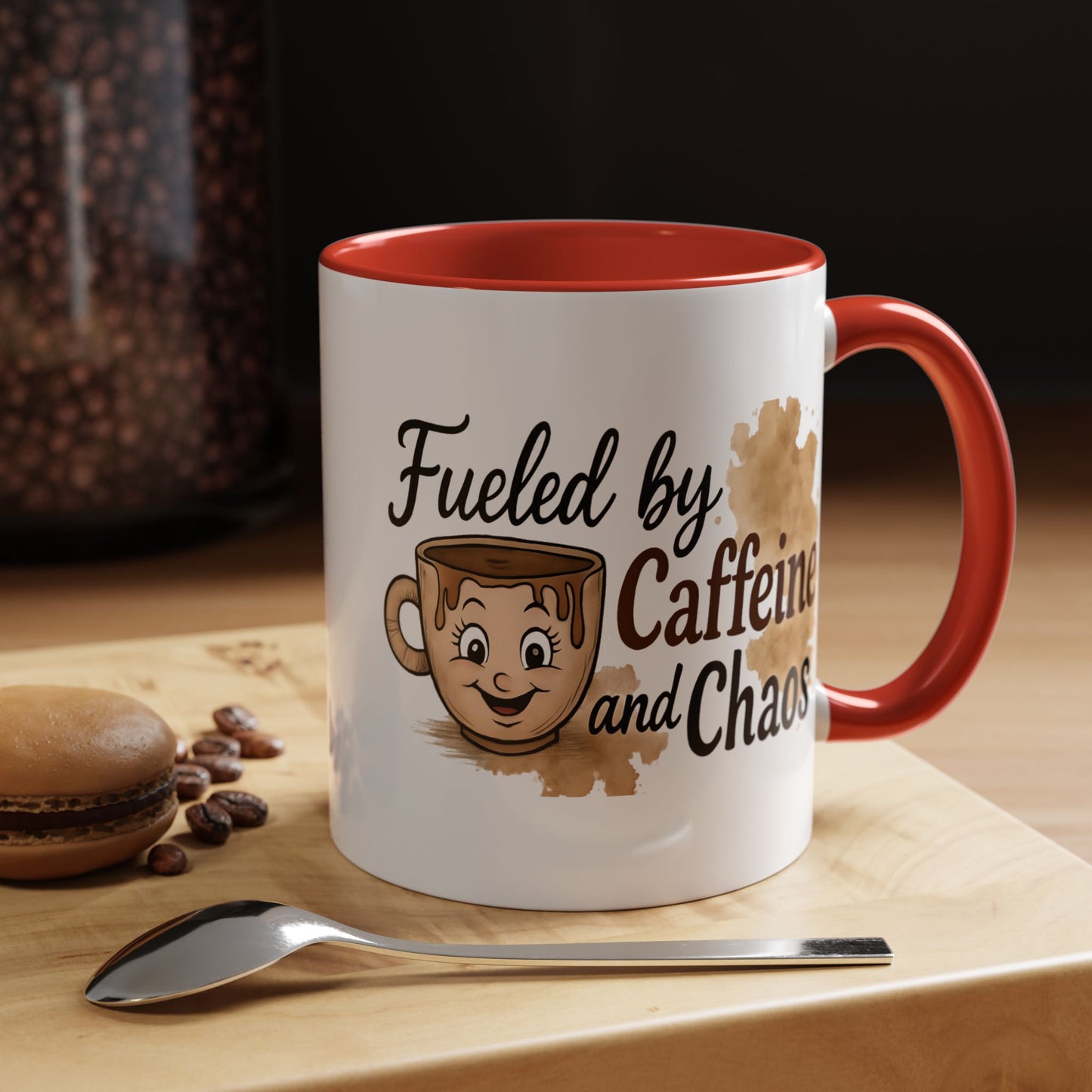 Coffee Mug - Fueled by Caffeine and Chaos