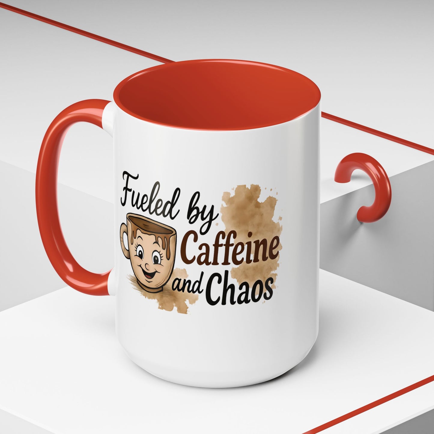 Coffee Mug - Fueled by Caffeine and Chaos