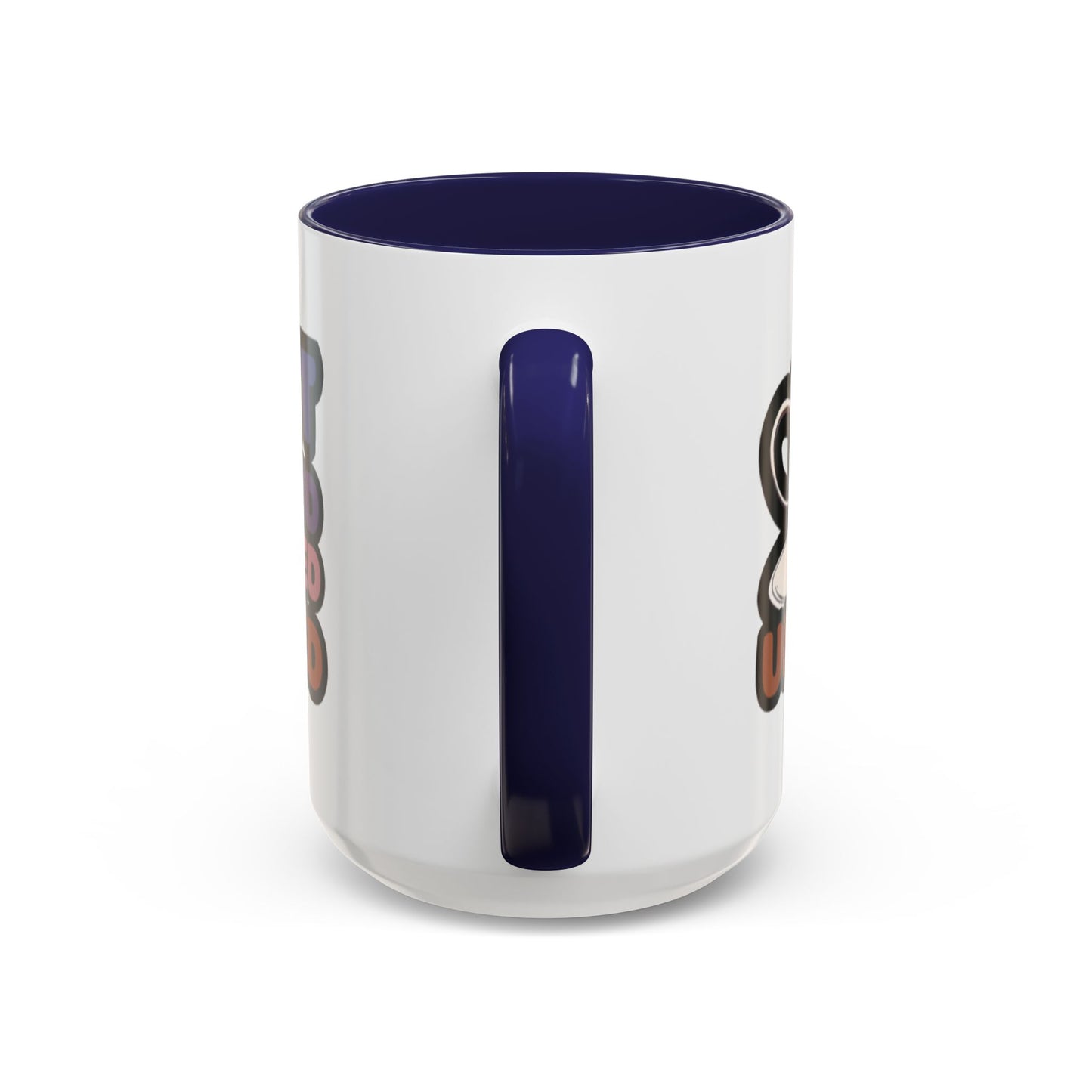 Coffee Mug - "Over It, Under Paid, Over Worked, Under Caffeinated" Accent Mug