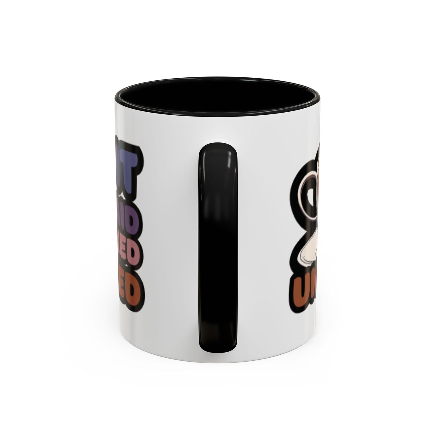 Coffee Mug - "Over It, Under Paid, Over Worked, Under Caffeinated" Accent Mug