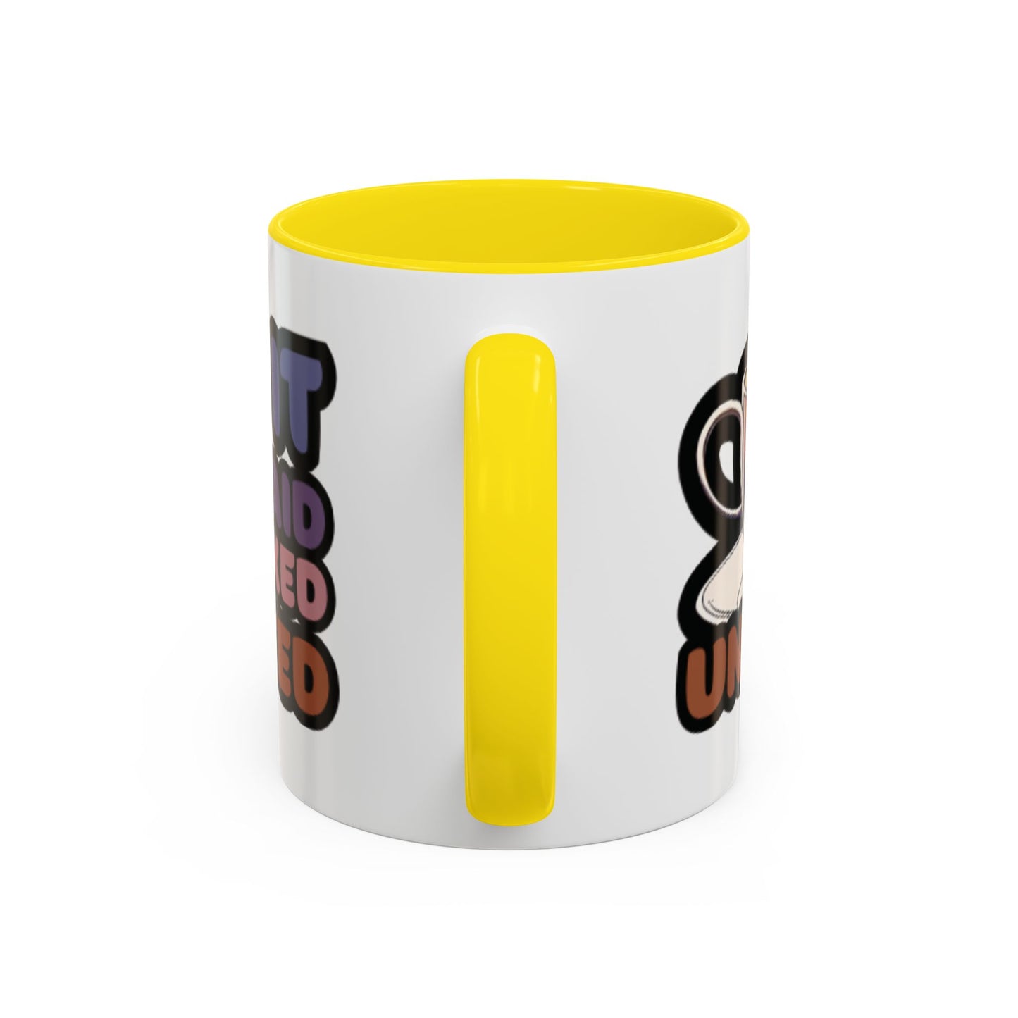 Coffee Mug - "Over It, Under Paid, Over Worked, Under Caffeinated" Accent Mug