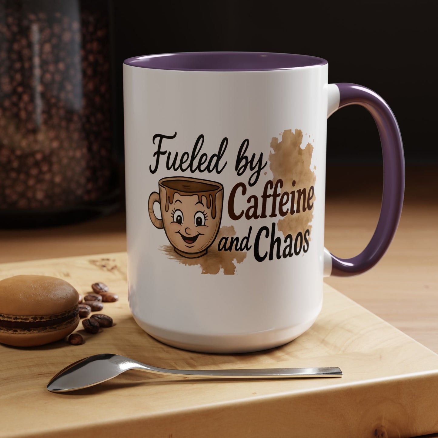 Coffee Mug - Fueled by Caffeine and Chaos