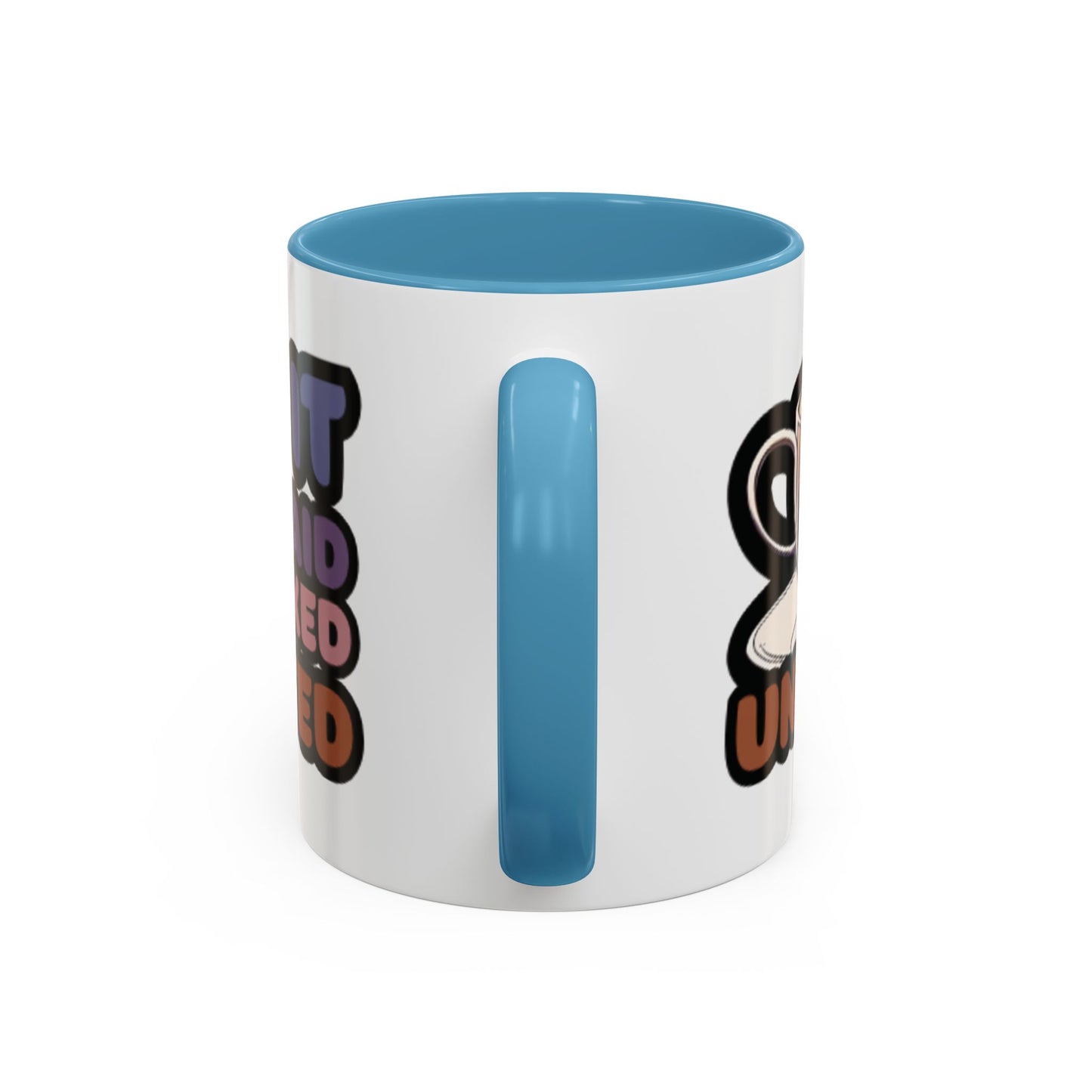 Coffee Mug - "Over It, Under Paid, Over Worked, Under Caffeinated" Accent Mug