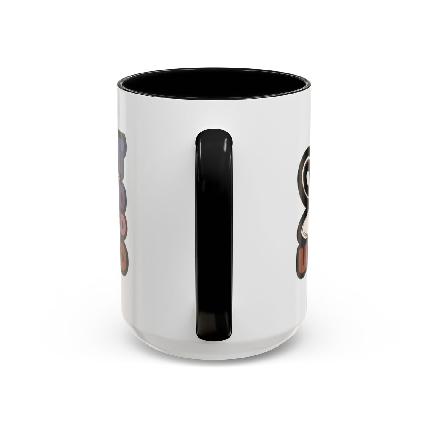 Coffee Mug - "Over It, Under Paid, Over Worked, Under Caffeinated" Accent Mug