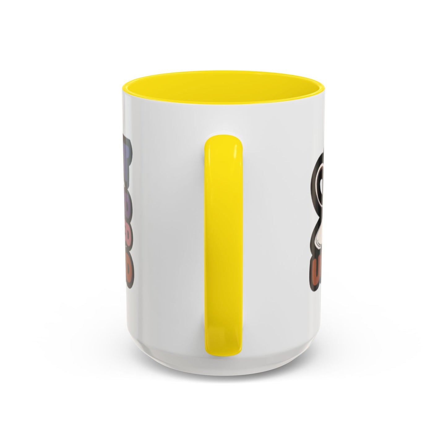Coffee Mug - "Over It, Under Paid, Over Worked, Under Caffeinated" Accent Mug