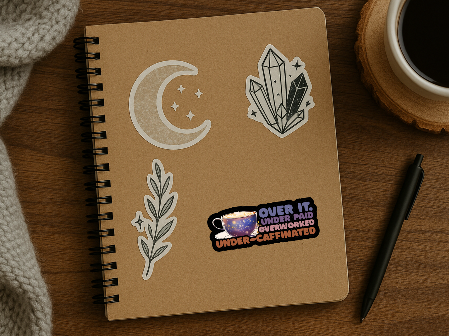 "Over it" Sticker