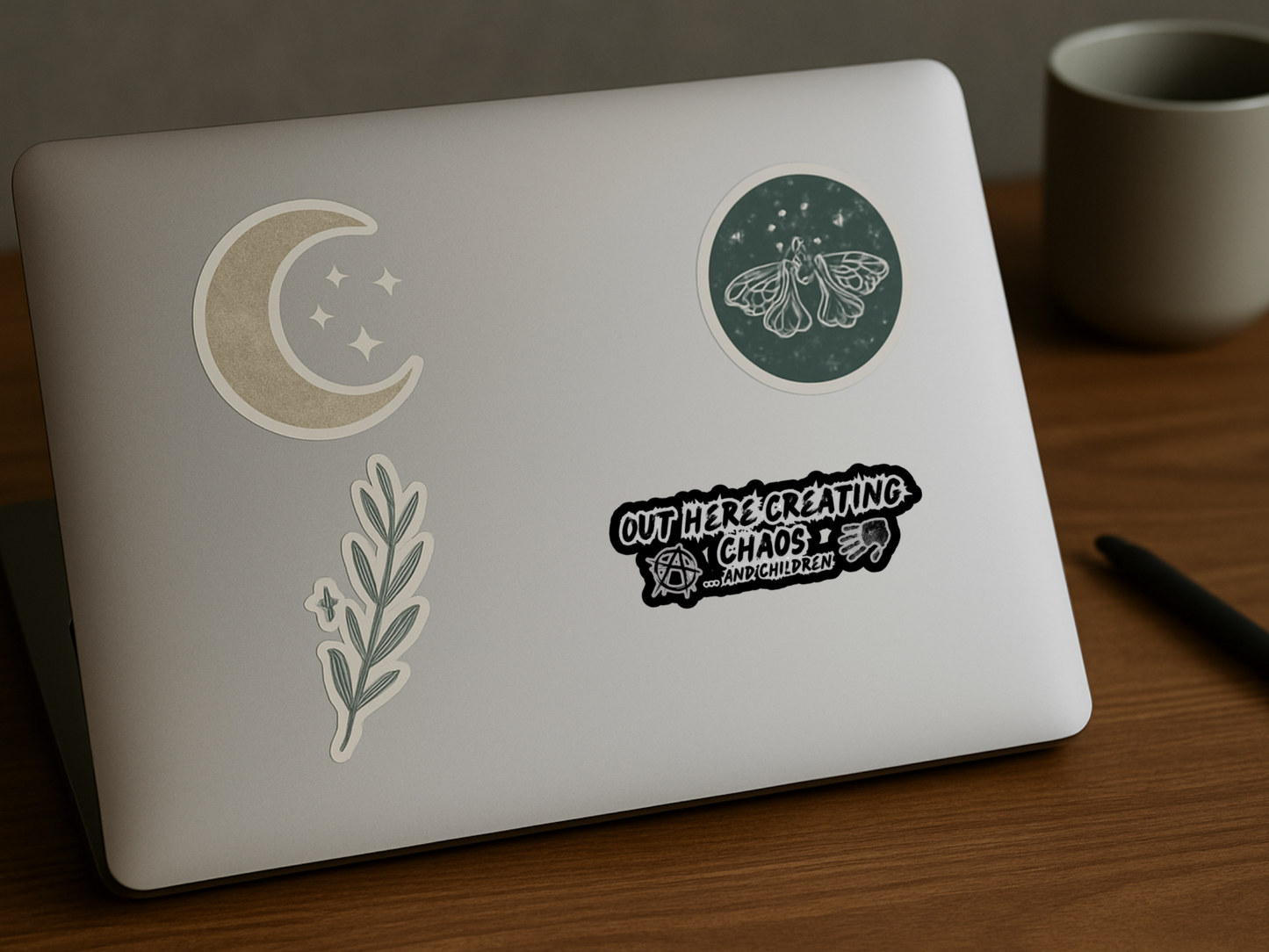 "Creating Chaos and Children" Sticker