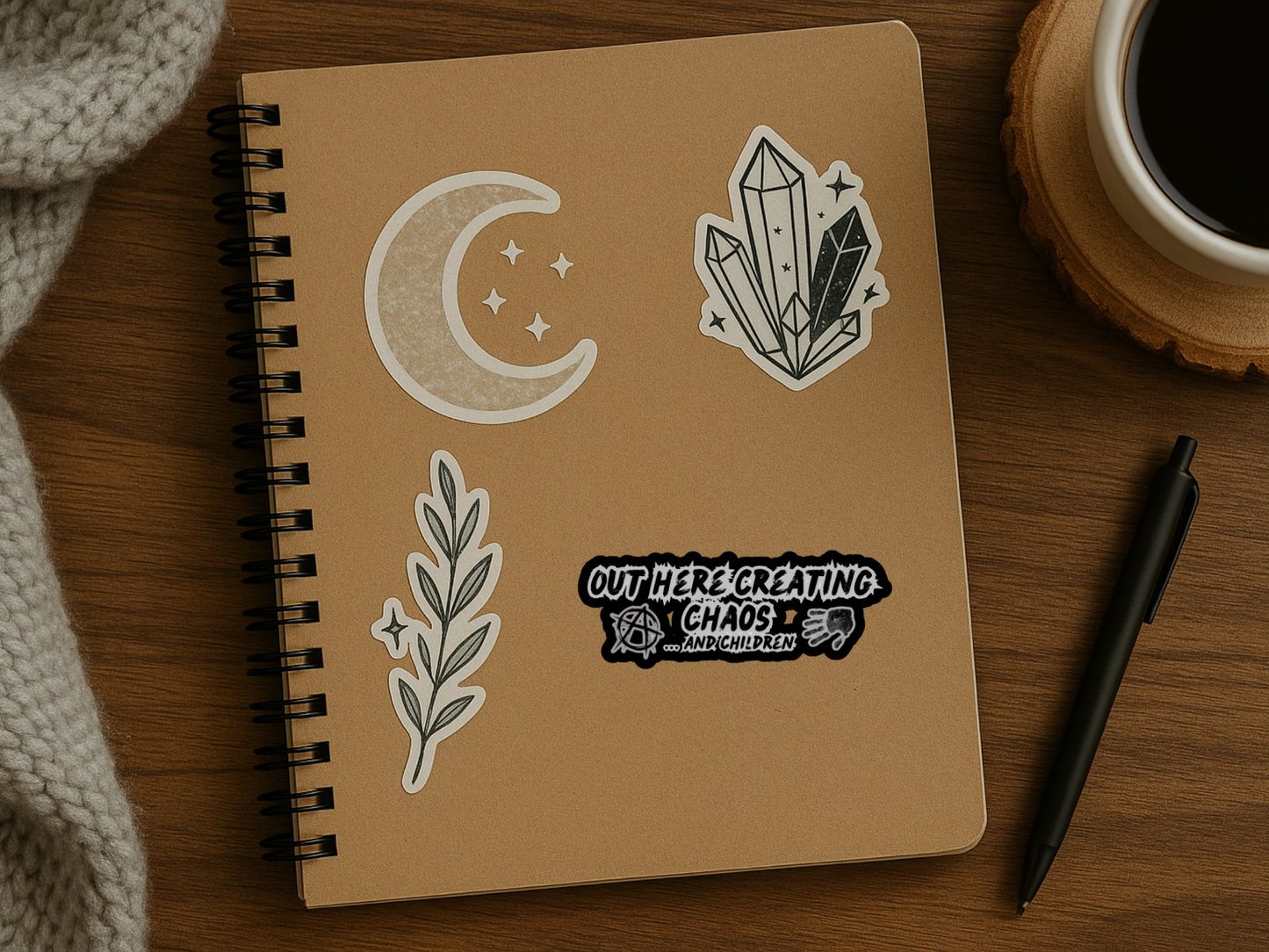 "Creating Chaos and Children" Sticker