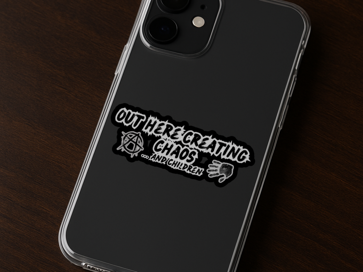 "Creating Chaos and Children" Sticker