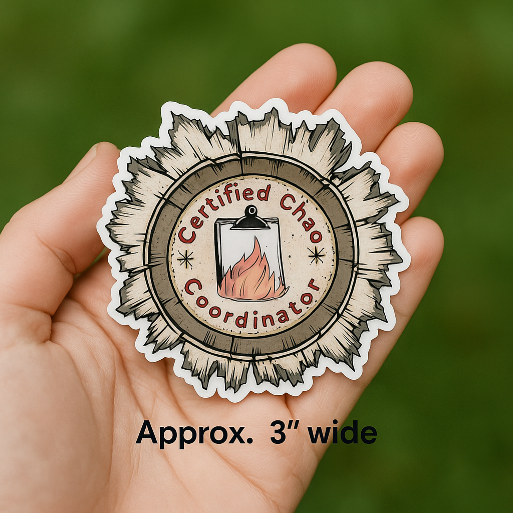 Certified Chaos Coordinator Sticker (C.C.C)